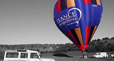 Frankreich-Heißluftballons