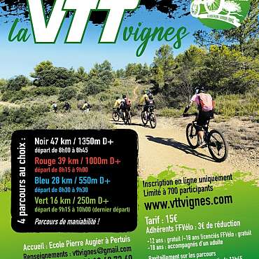 La VTT vignes 2025
