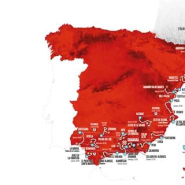 Arrivée de l'étape 2 de La Vuelta