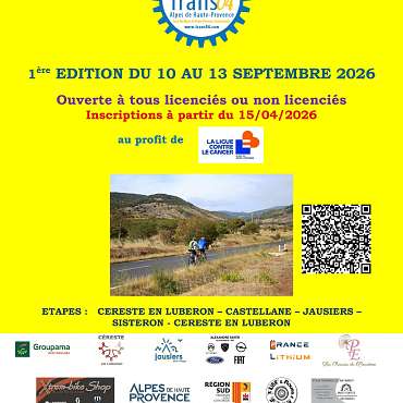 La Trans 04  - Tour des Alpes de Haute Provence cyclotouriste)
